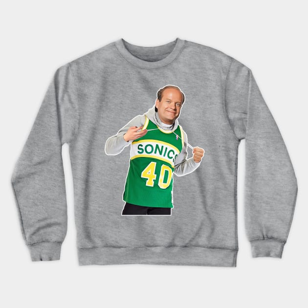 Seattle Super Frasier Crewneck Sweatshirt by darklordpug